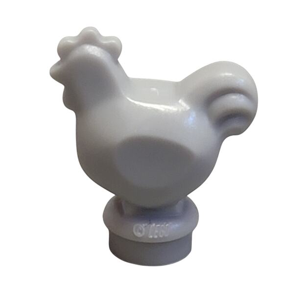 LEGO‎ Gray Chicken Narrow Base 95342 Replacement Parts Pieces Bird Rooster - Picture 1 of 2